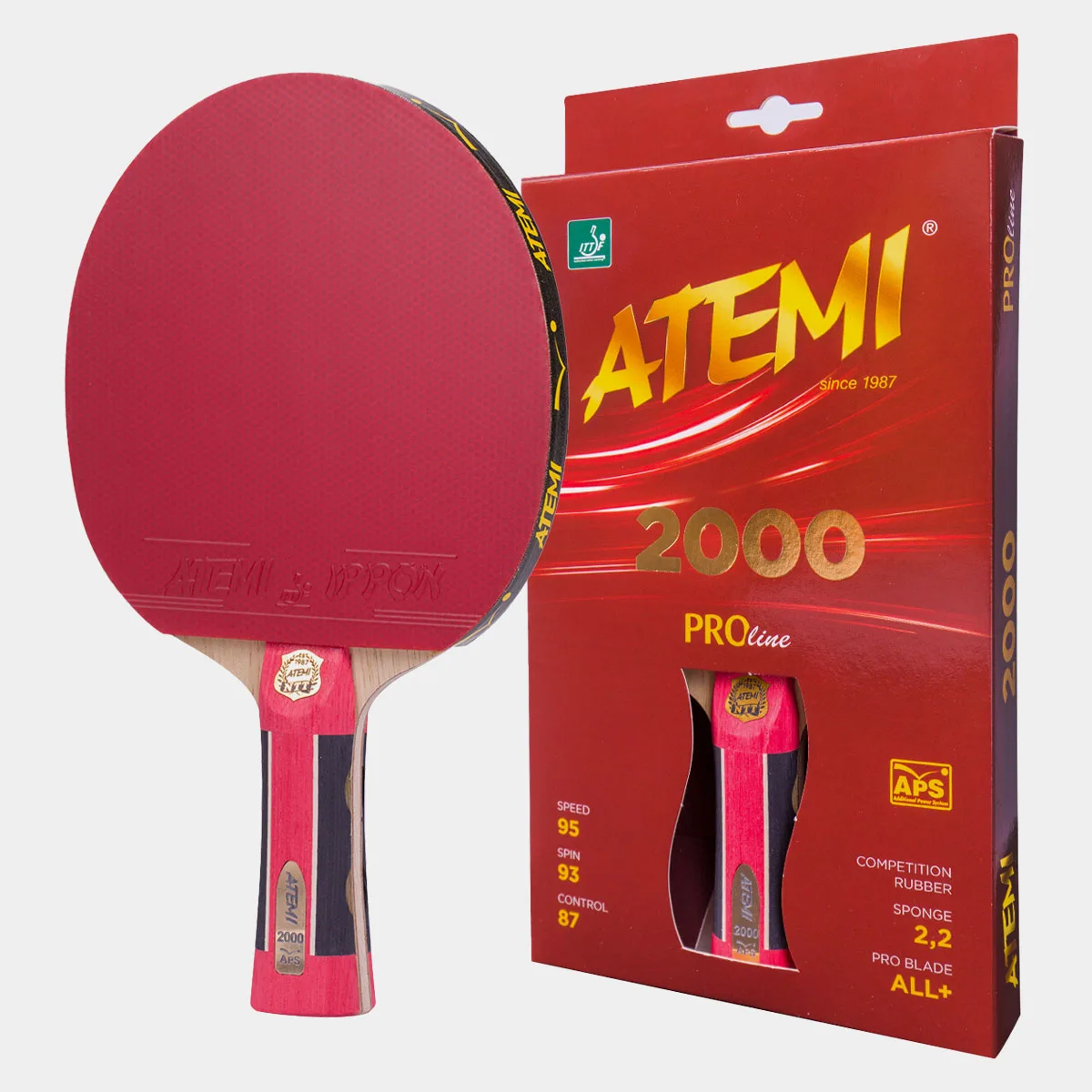 Ракетка для настільного тенісу ATEMI PRO 2000A (оригінал)