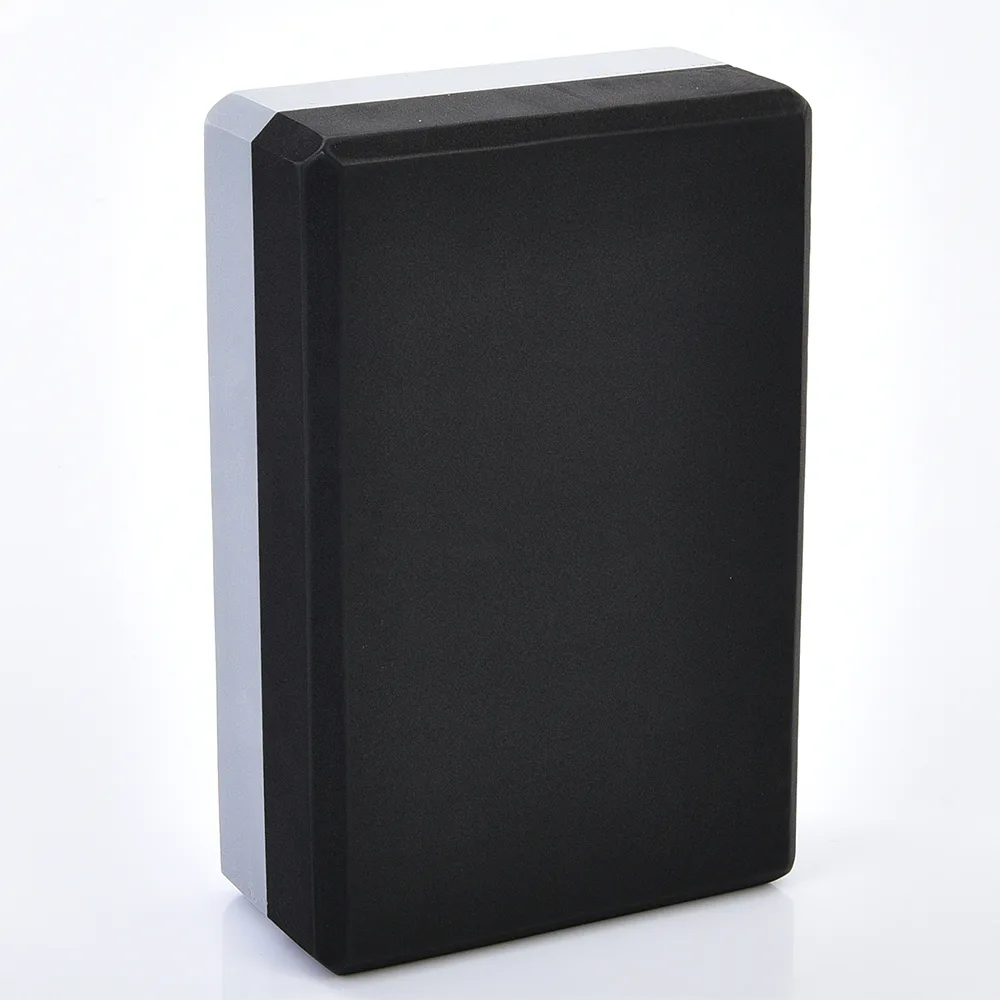 Yoga block 180 g 23x15x7.5 cm - grey/black