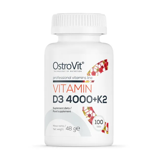 Vitamin D3 4000 + K2 - 100 таблеток