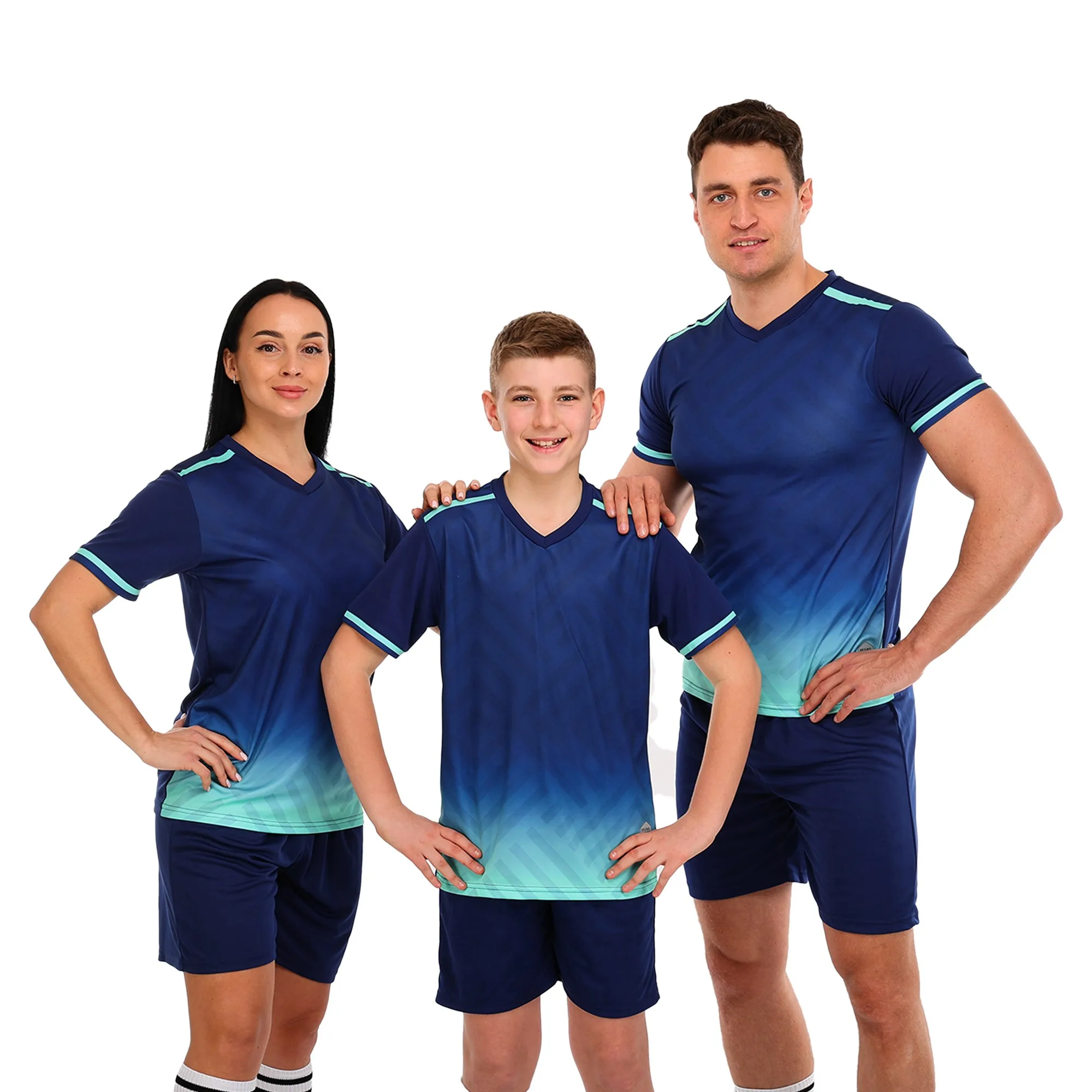 Форма футбольна комплект LIDONG темно-синьо-чорний 4XS-2XL XXL