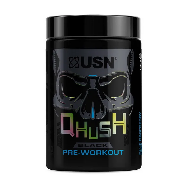 Qhush Black Pre workout - 220 г блю распберрі