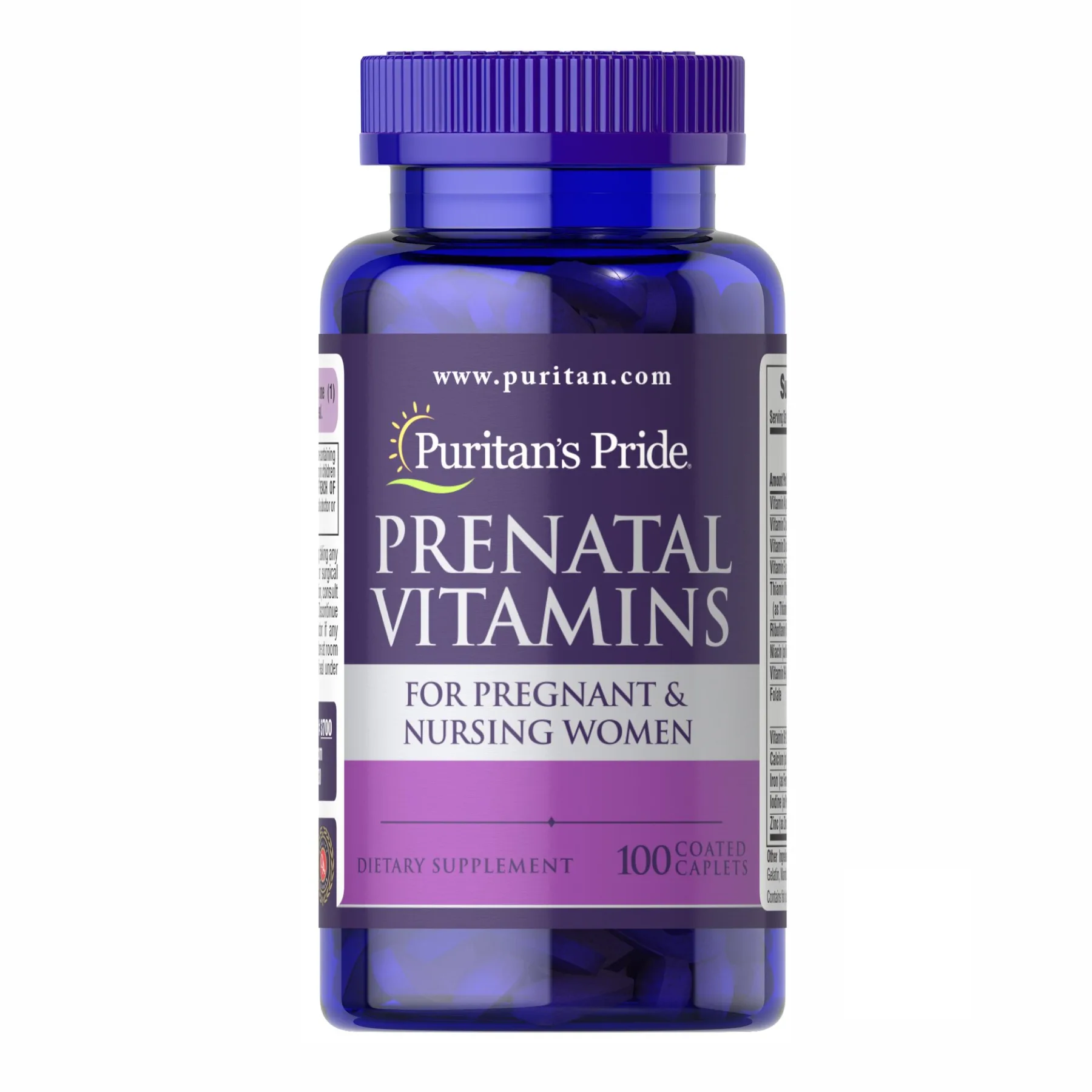 Prenatal Vitamins - 100 Каплетів