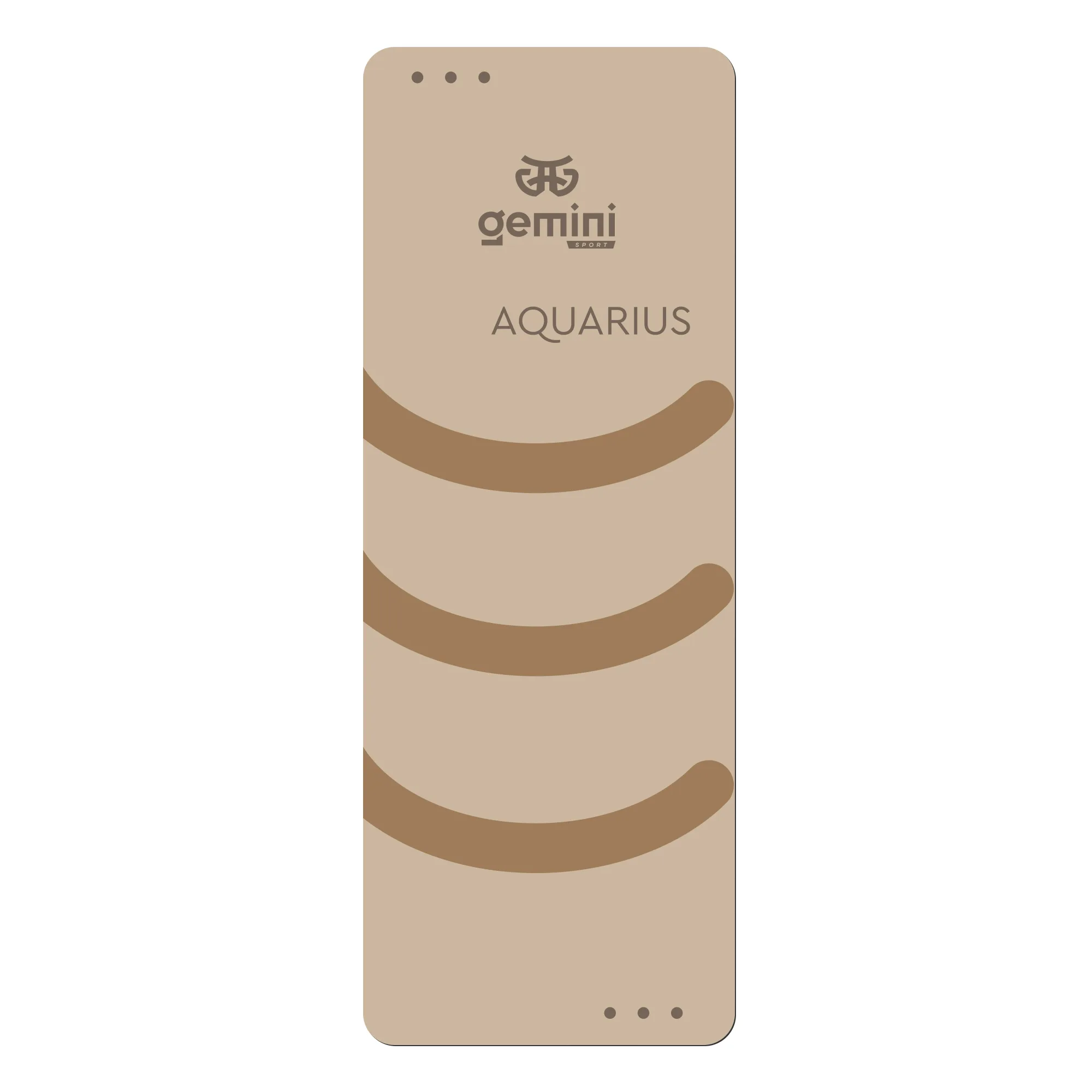 Килимок для йоги каучуковий поліуретан Pro Zodiac AQUARIUS Sport Pro Водолій 183 см*68 см*5 мм