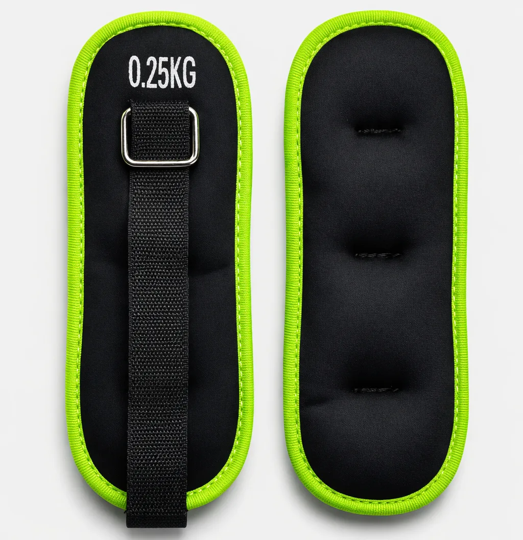 Обтяжувачі-манжети для рук і ніг 2 шт по 2 кг 87221-4 Чорний-салатовий