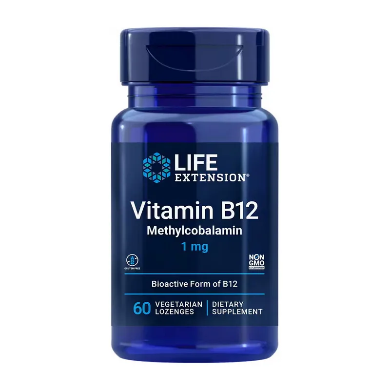 Vitamin B-12 Methylcobalamin 1 мг - 60 вег. льодяників