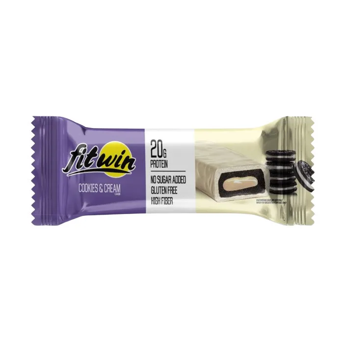 Fitwin Bar No Sugar Added - 60 г печиво та крем