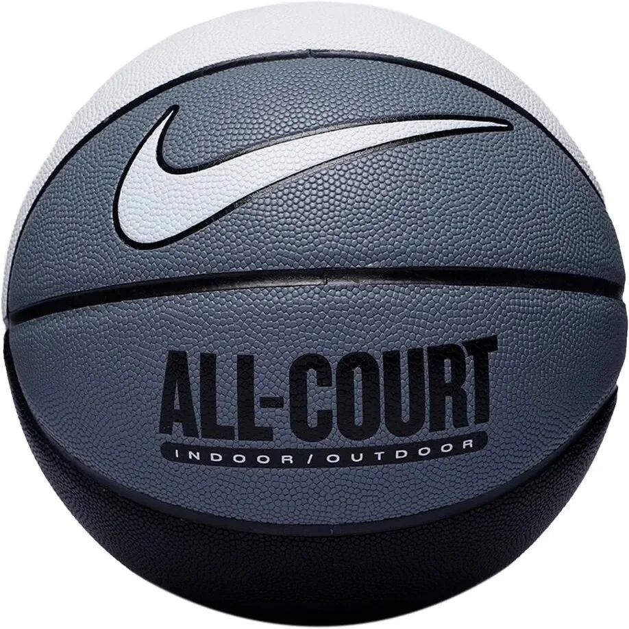 М'яч баскетбольний Nike Everyday All Court 8P Deflated Grey/Black/White size 7 N.100.4369.120.07 (оригінал)