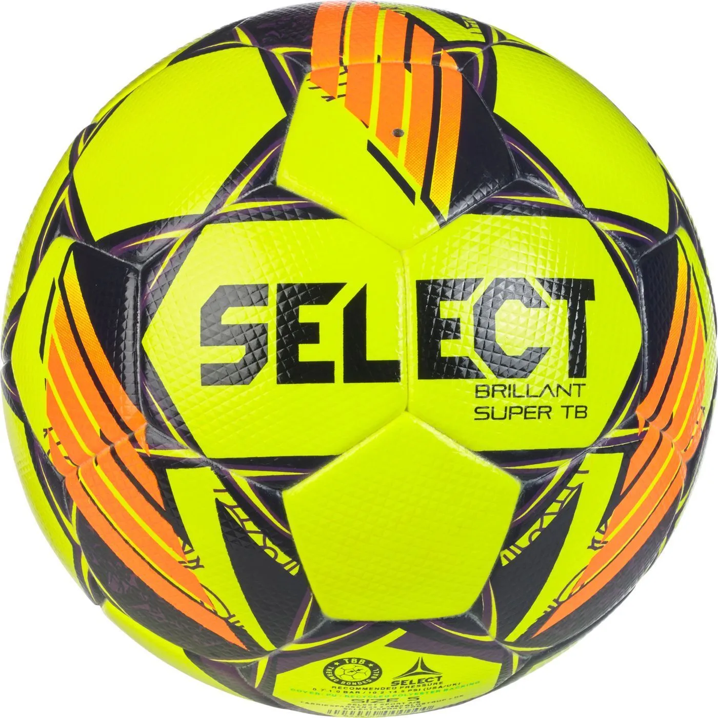 М'яч футбол Select Brillant Super FIFA TB v24 №5 жовтий-фіолетовий (Оригінал)