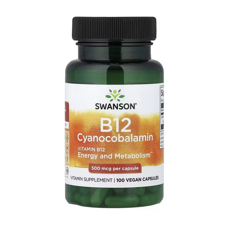 Cyanocobalamin B12 500 мкг - 100 капсул