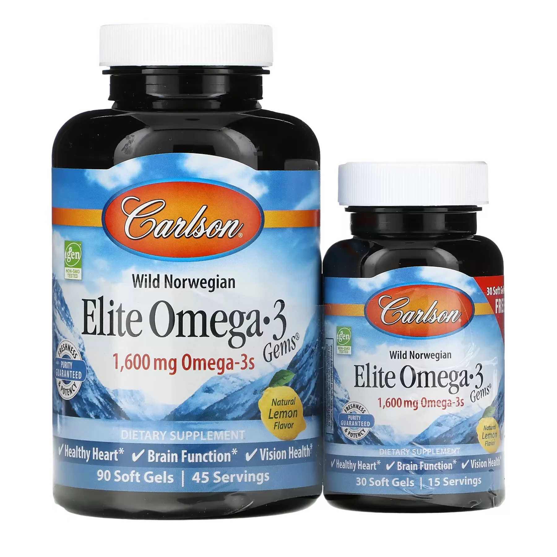 Elite Omega-3 Gems - 90+30 софтгель