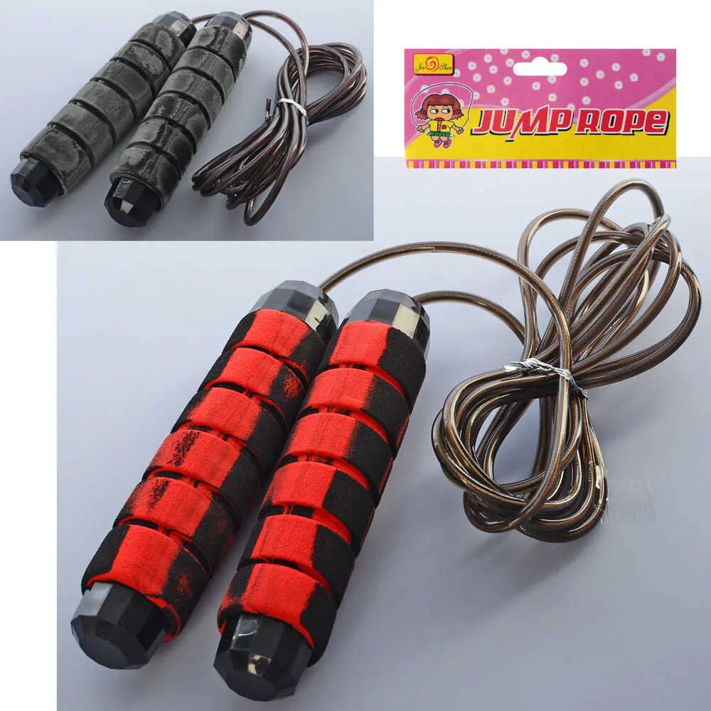 Скакалка швидкісна кросфіт зі сталевим тросом