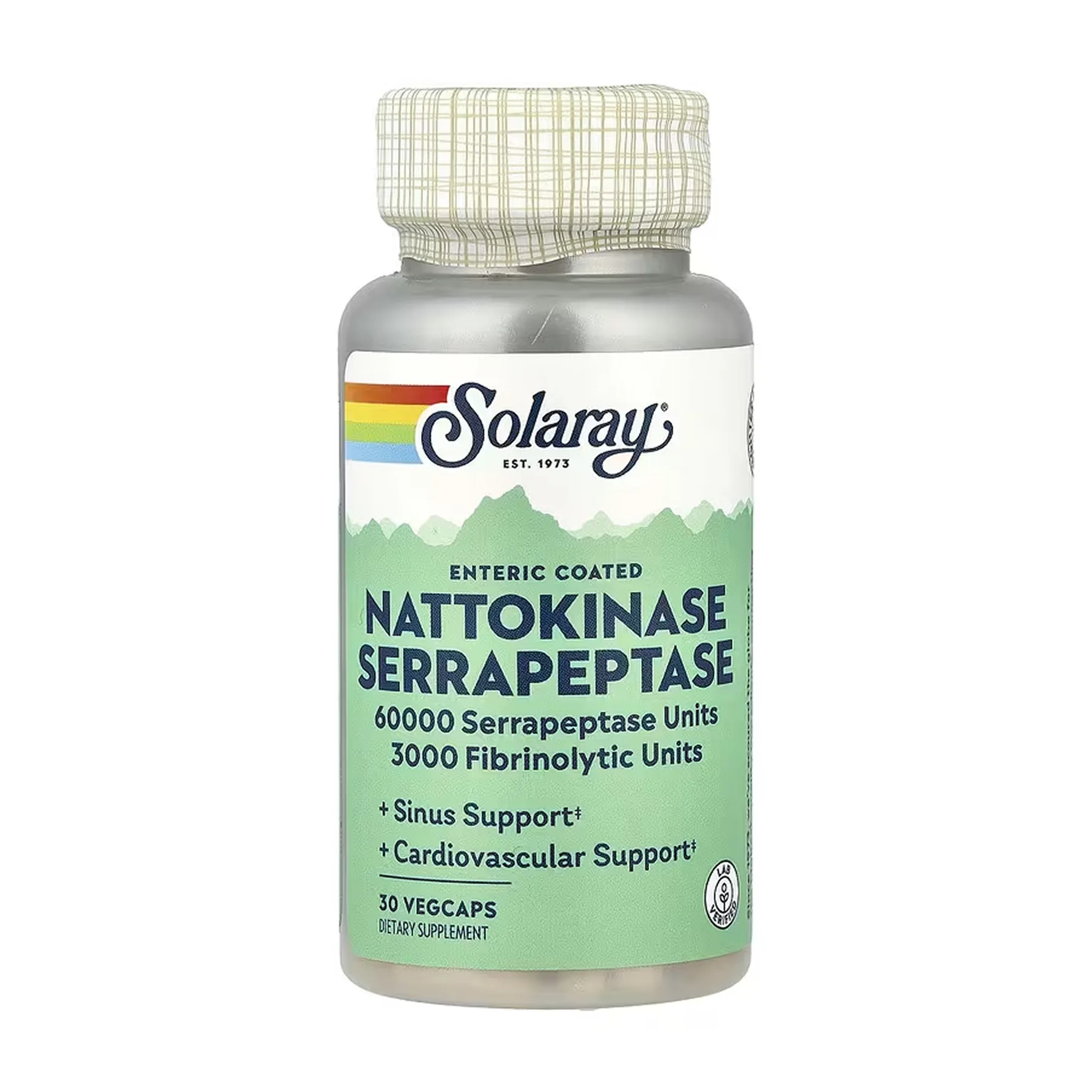 Nattokinase & Serrapeptase - 30 капсул