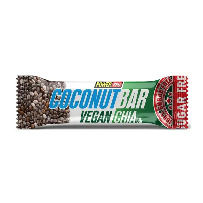 Coconut Bar Vegan Chia - 50 г