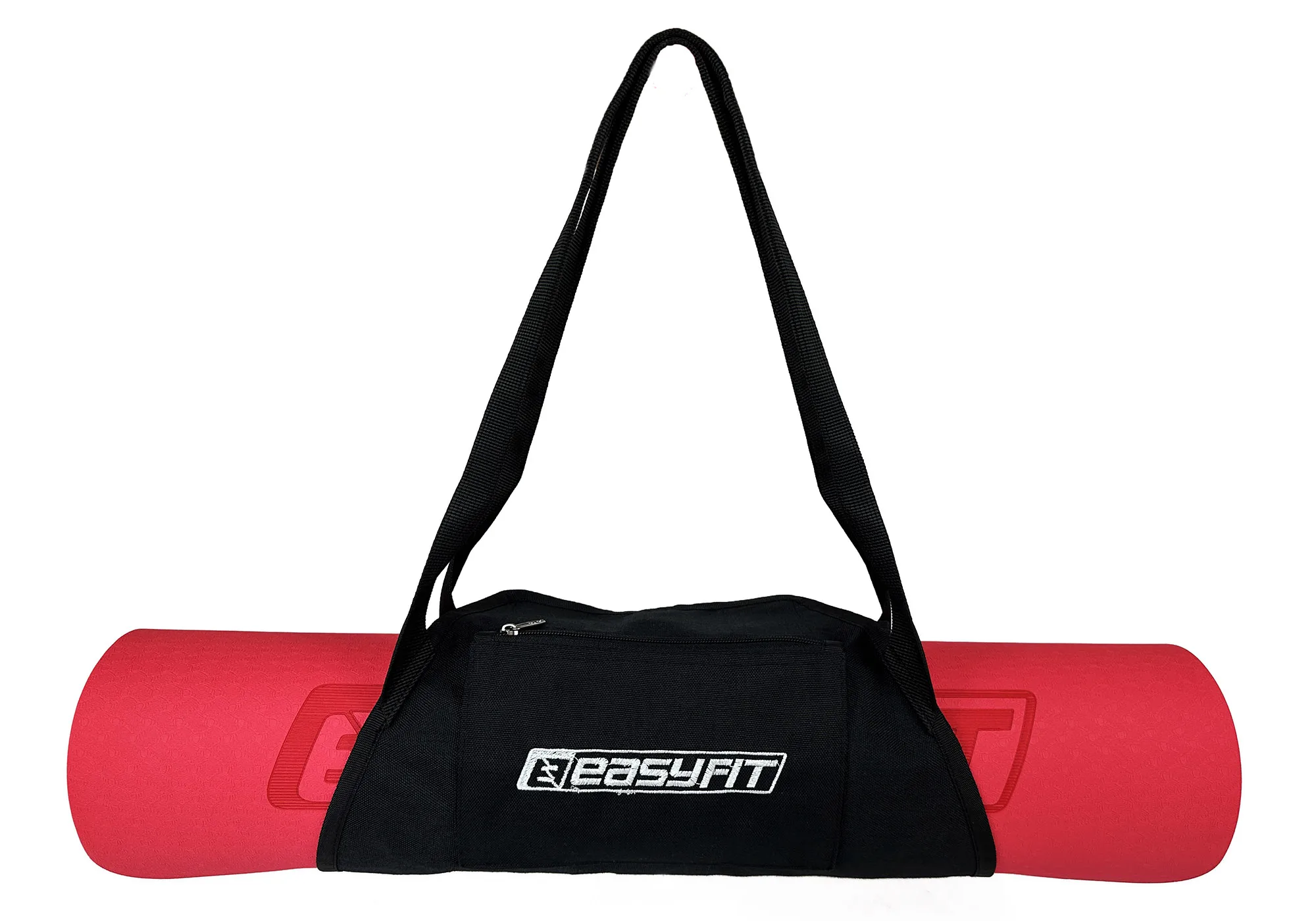 Сумка-переноска EasyFit для йога-килимка чорна
