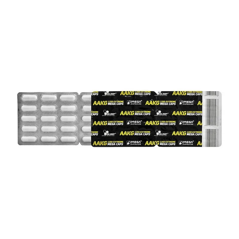 AAKG 1250 Extreme Mega Caps 1 блистер - 30 капсул