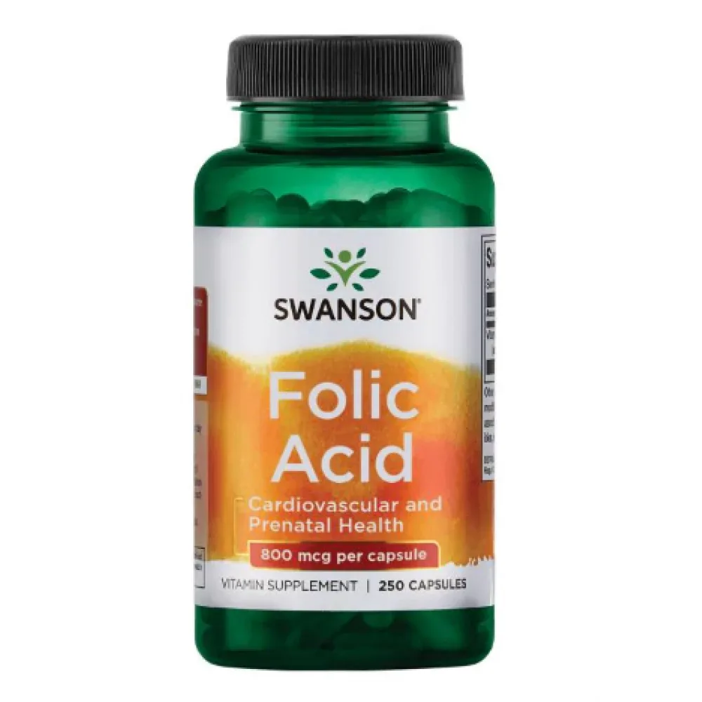 Folic Acid 800 мкг - 250 капсул