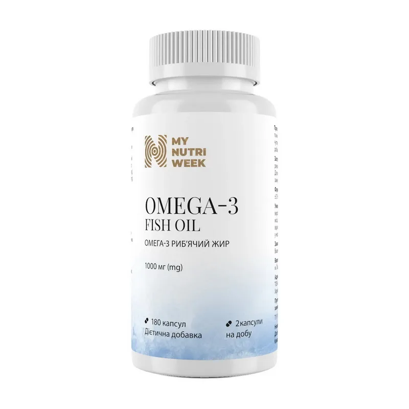 Omega-3 Fish Oil 1000 мг - 180 капсул