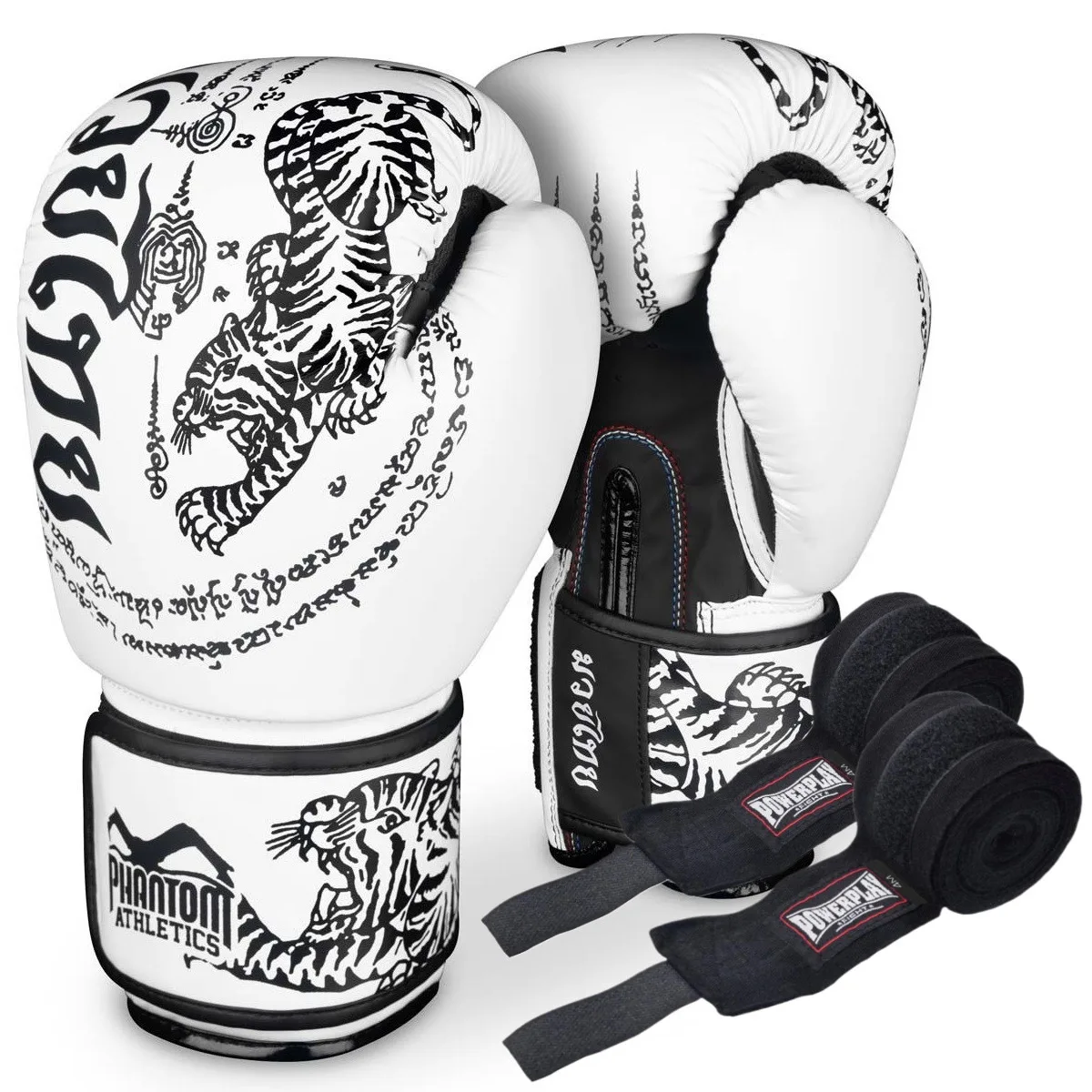 Боксерські рукавиці Phantom Muay Thai White 10 унцій (капа в подарунок)
