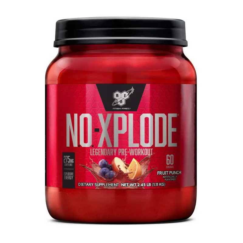 N.O. XPLODE Pre Workout Igniter New Formula! 60 порцій - 1,11 кг синій раз
