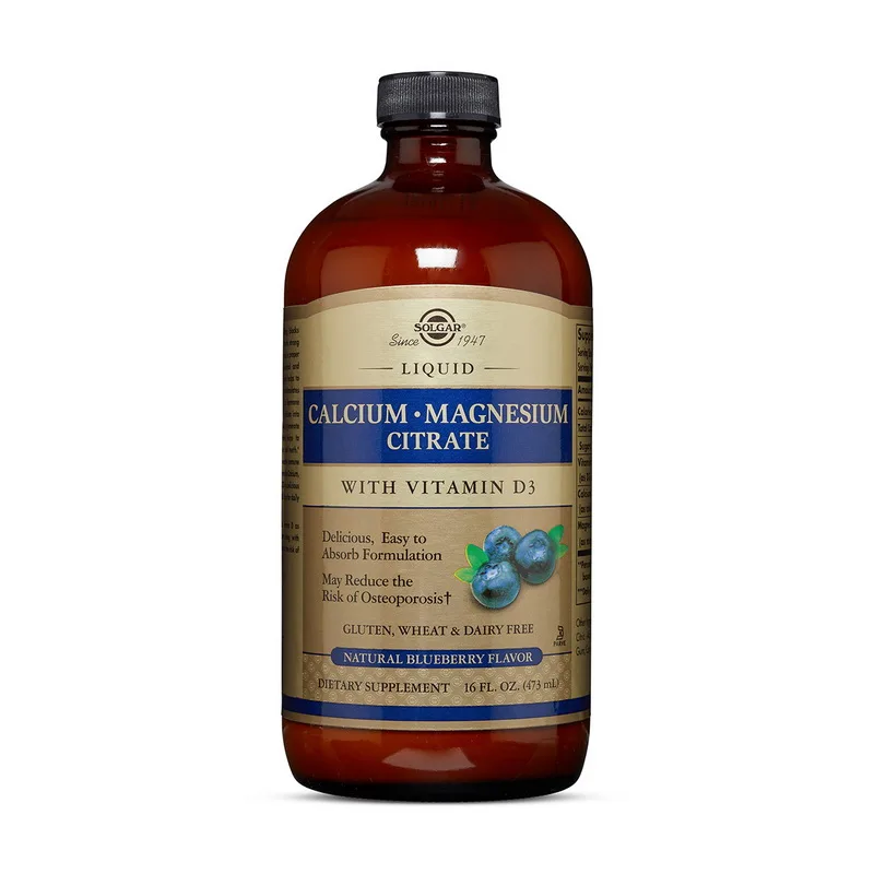 Calcium Magnesium Citrate with vit D3 - 473 мл натуральна полуниця універсальний