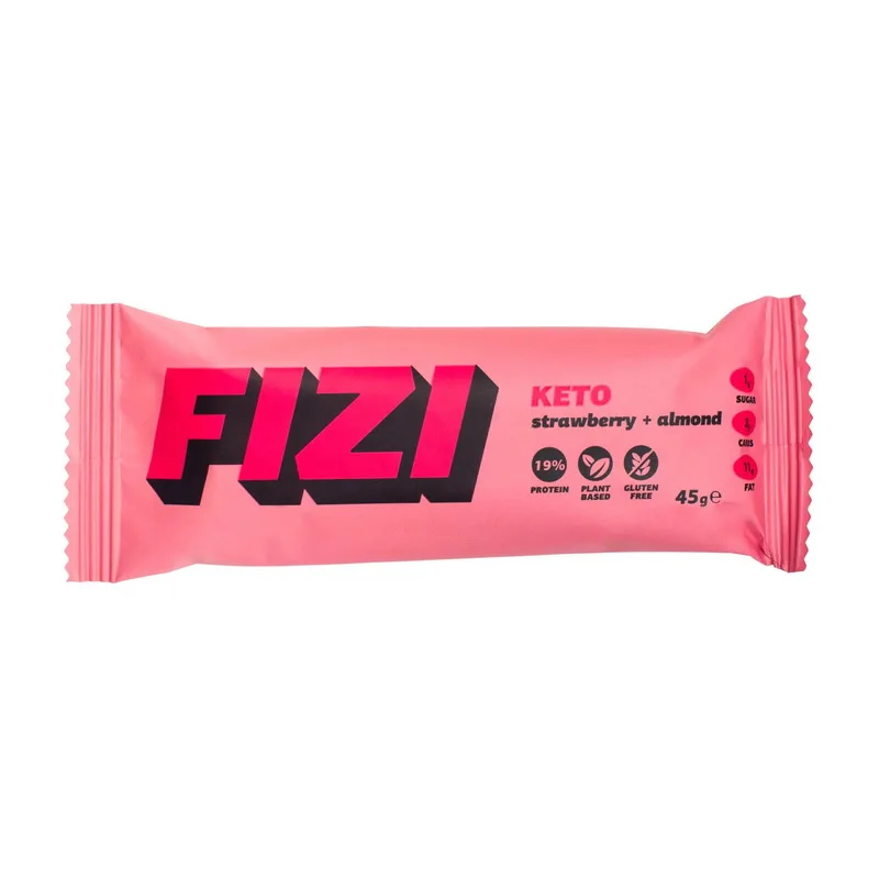Fizi Keto Protein Bar - 45 г полуниця + горіхи