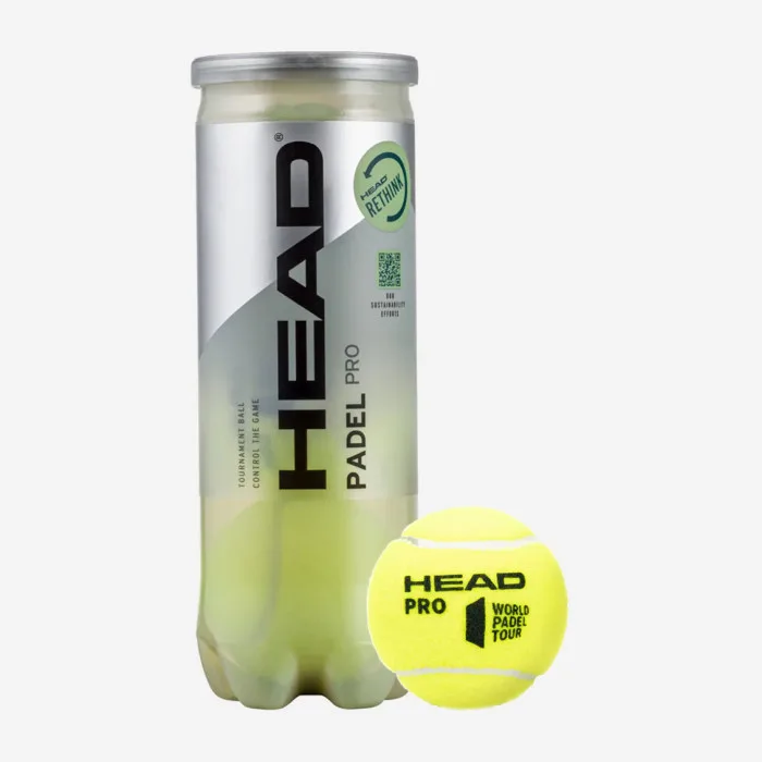 М'ячі для падл-тенісу Head Padel Pro 3B (оригінал)