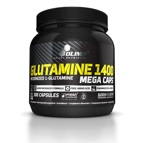 L Glutamine 1400 mega caps - 300 capsules