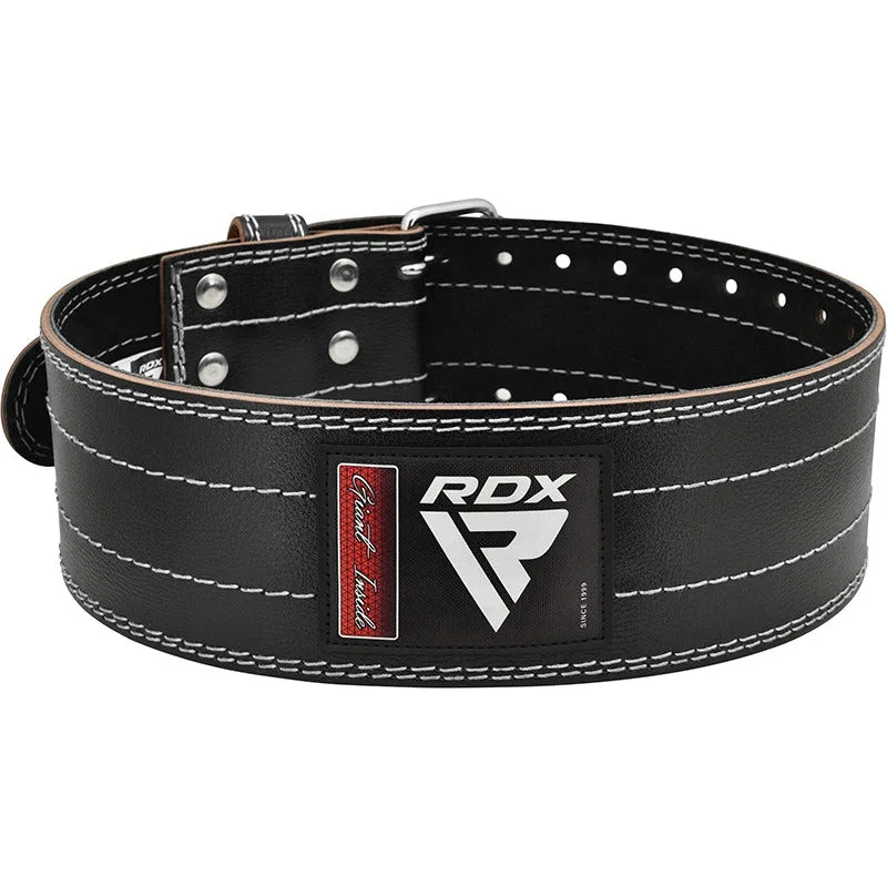 RDX RD1 Leather Powerlifting Belt White XL