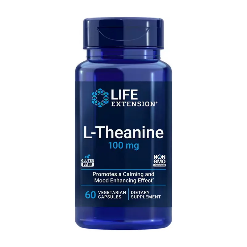 L Theanine - 100 мг 60 вегетаріанських капсул