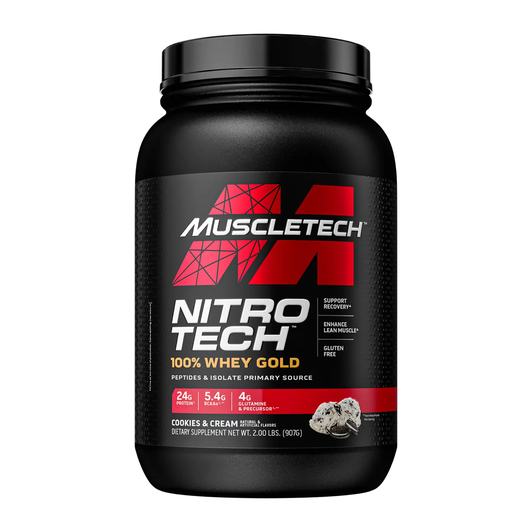Nitro Tech 100% Whey Gold - 908 г печиво з кремом