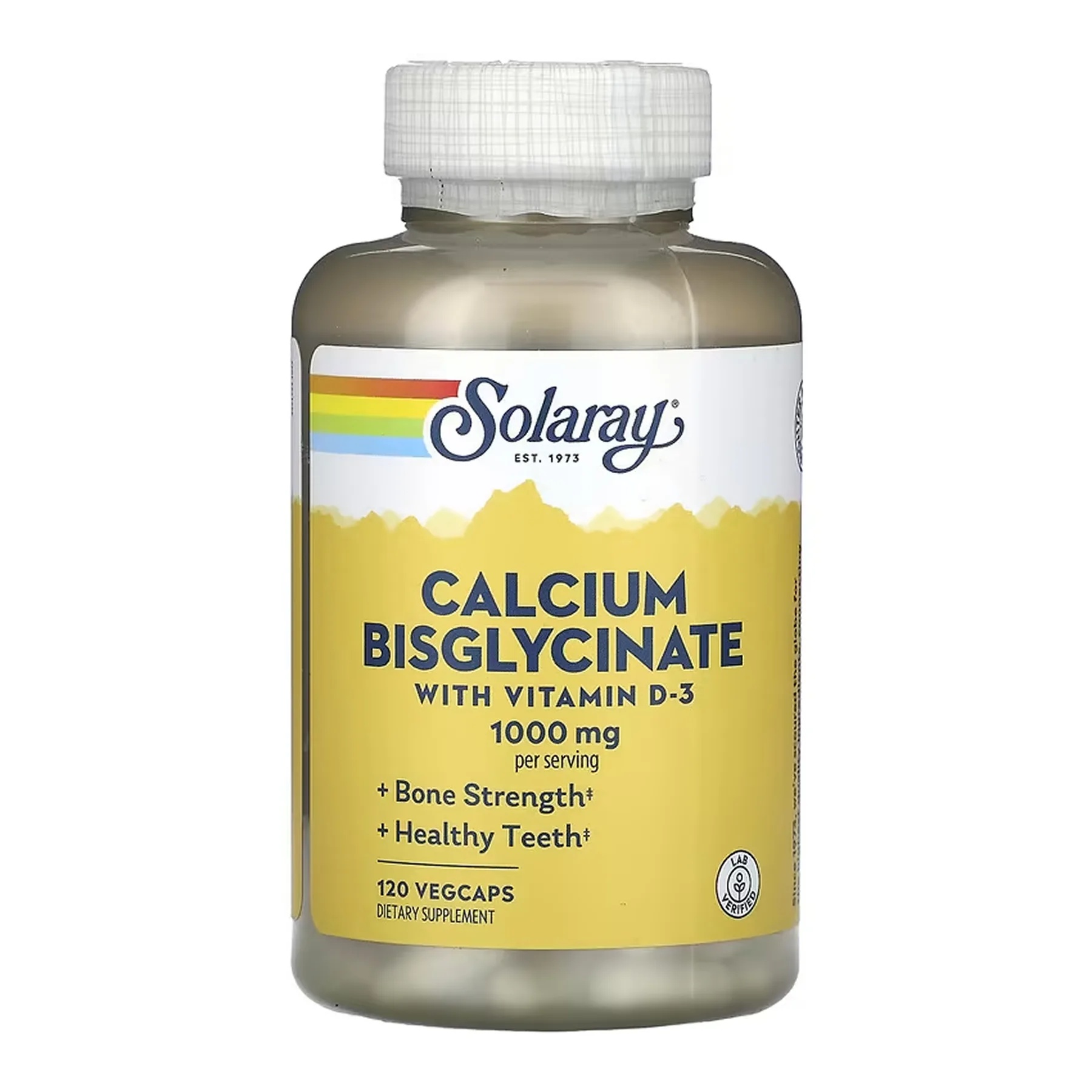 Calcium Bisglycinate with Vitamin D-3 1000 мг - 120 капсул