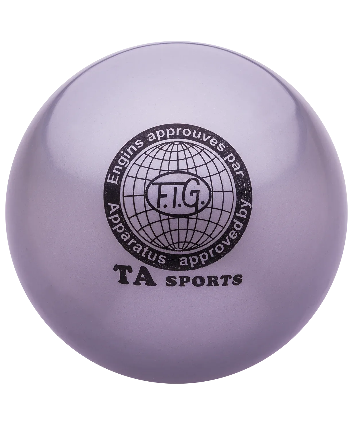 М'яч для художньої гімнастики 19 см сірий FG-8-19-GREY