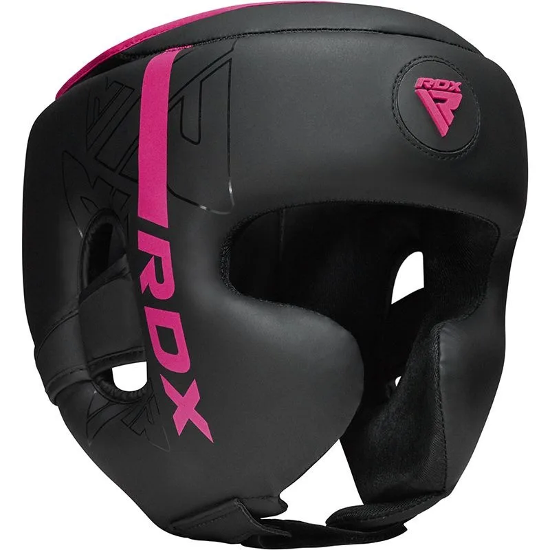 Боксерський шолом RDX F6 KARA Matte Pink S