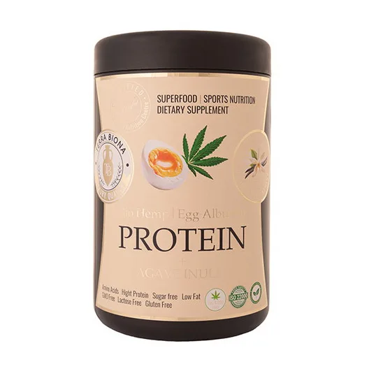 Hemp Protein + Agave Inulin - 700 г ванільь