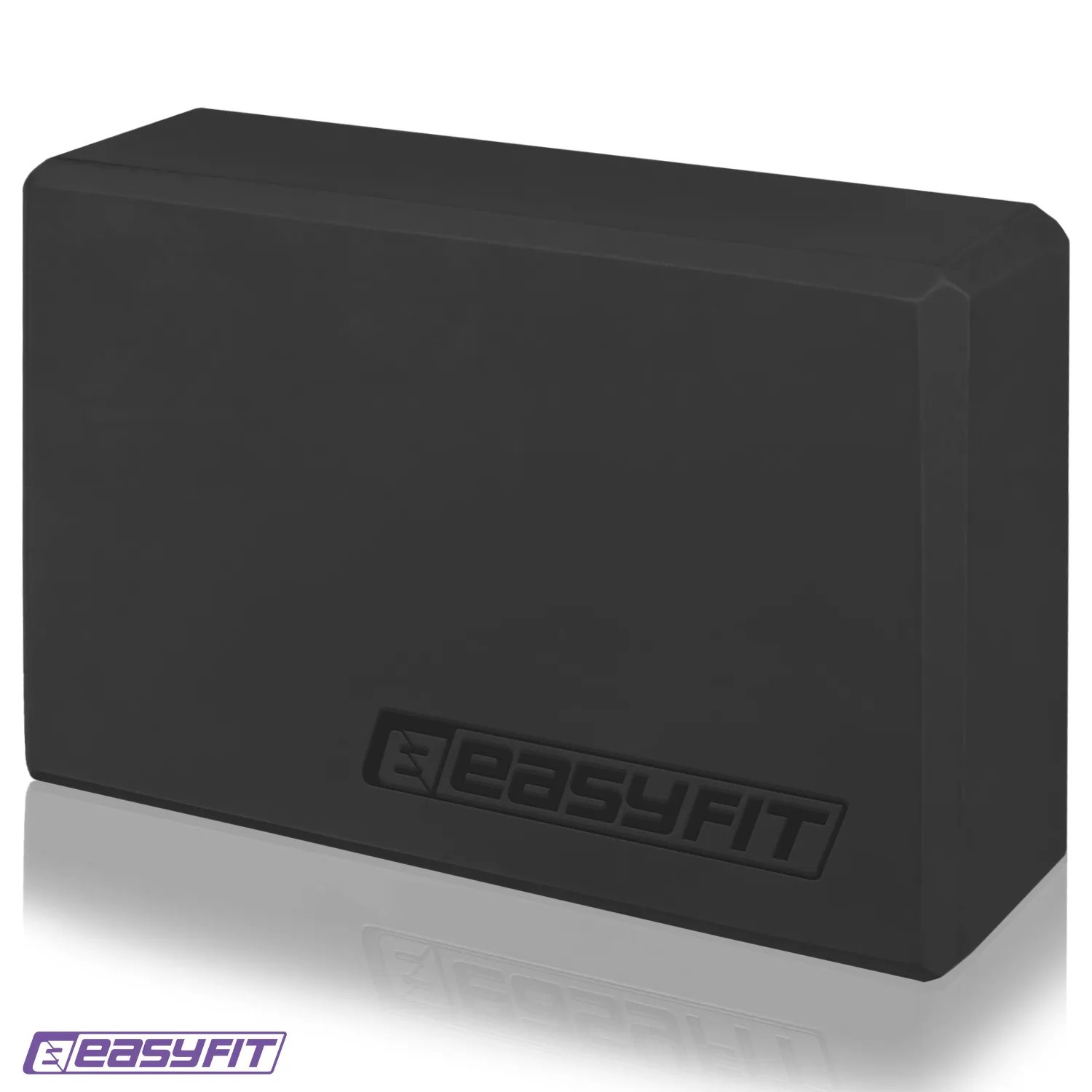 Блок для йоги EasyFit EVA чорний