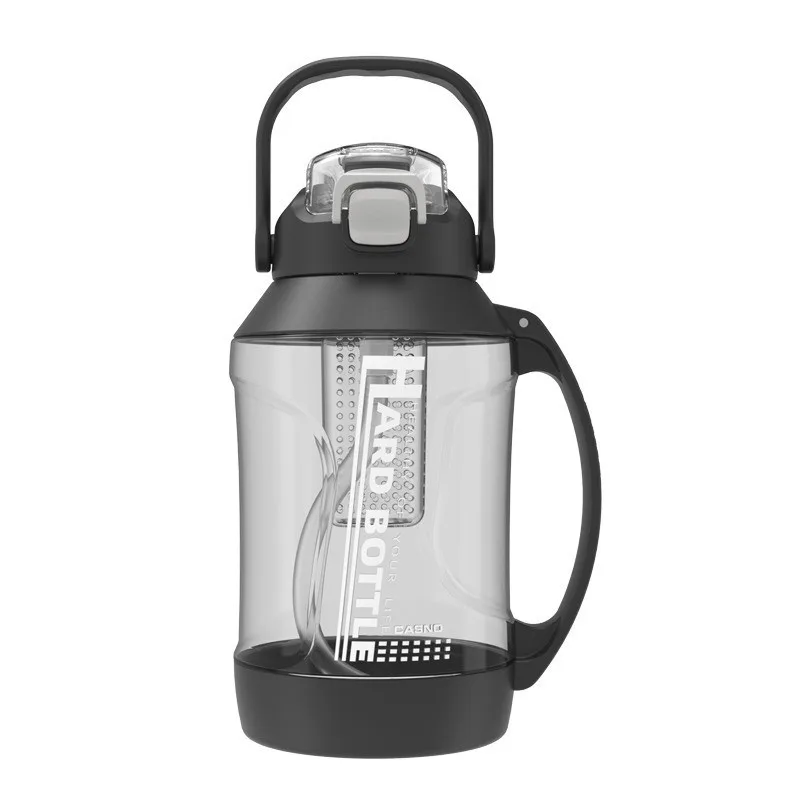 Пляшка для води CASNO 1900 мл KXN-1269 чорна