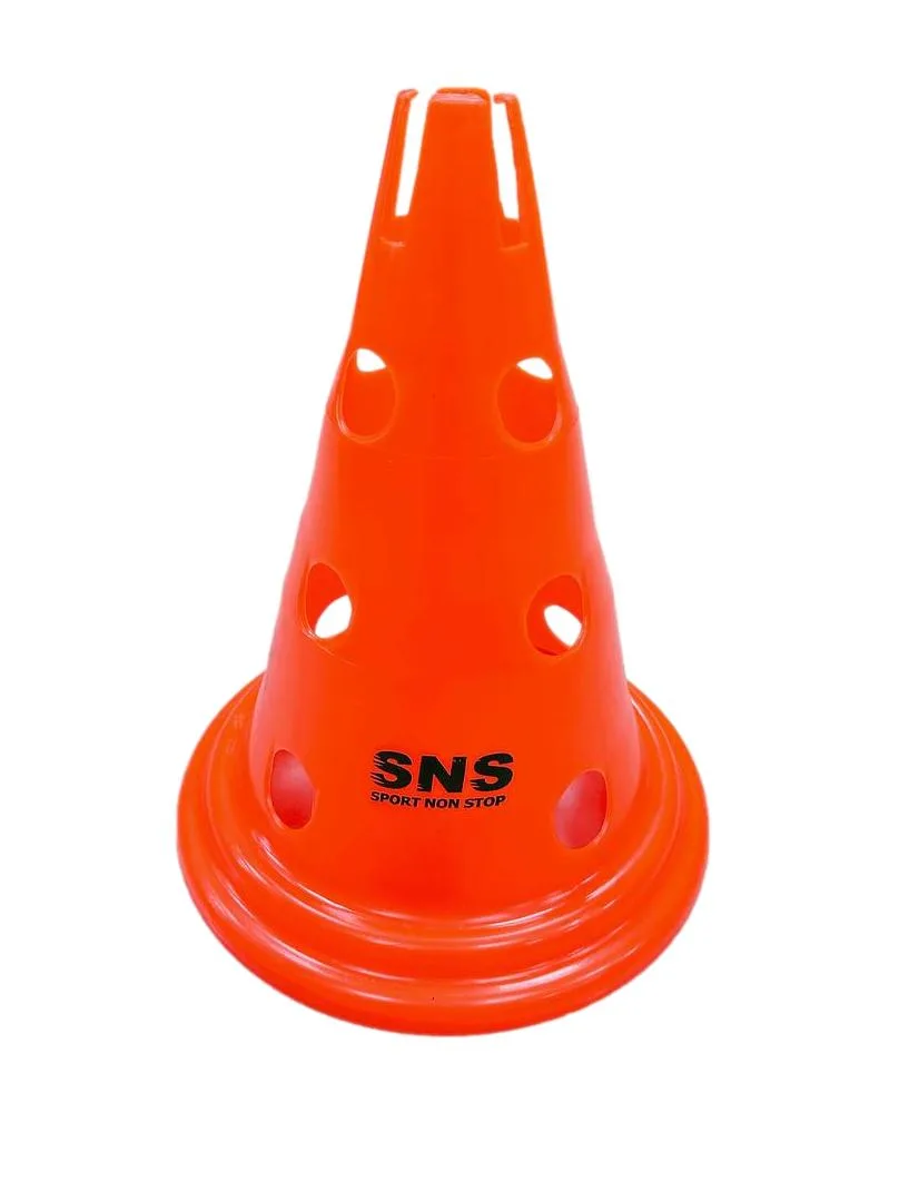 Конус-фішка для тренувань з отворами для SNS 30 см помаранчевий