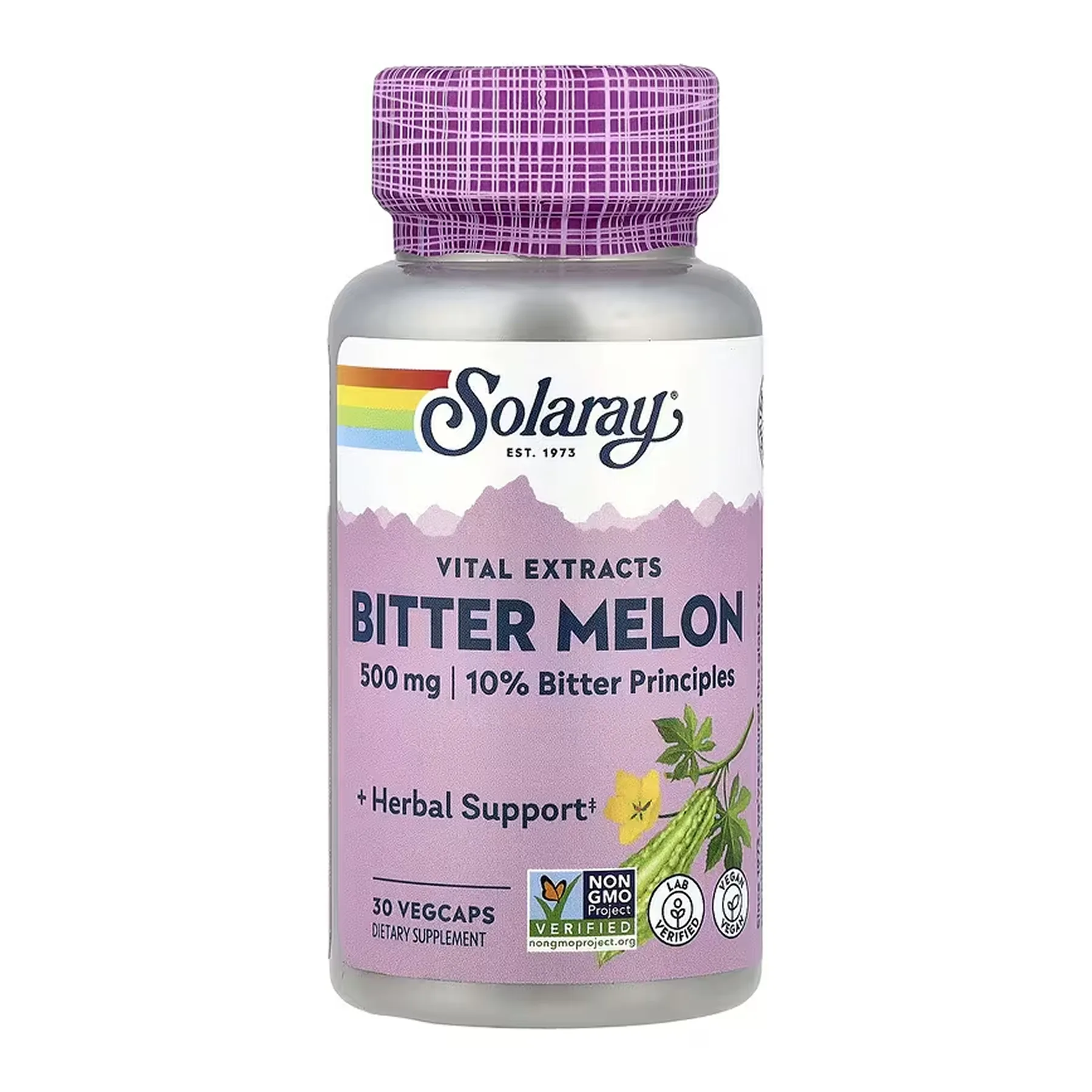 Bitter Melon Fruit Extract 10% 500 мг - 30 капсул