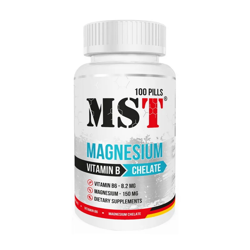 Magnesium Chelate Vitamin B 100 таблеток