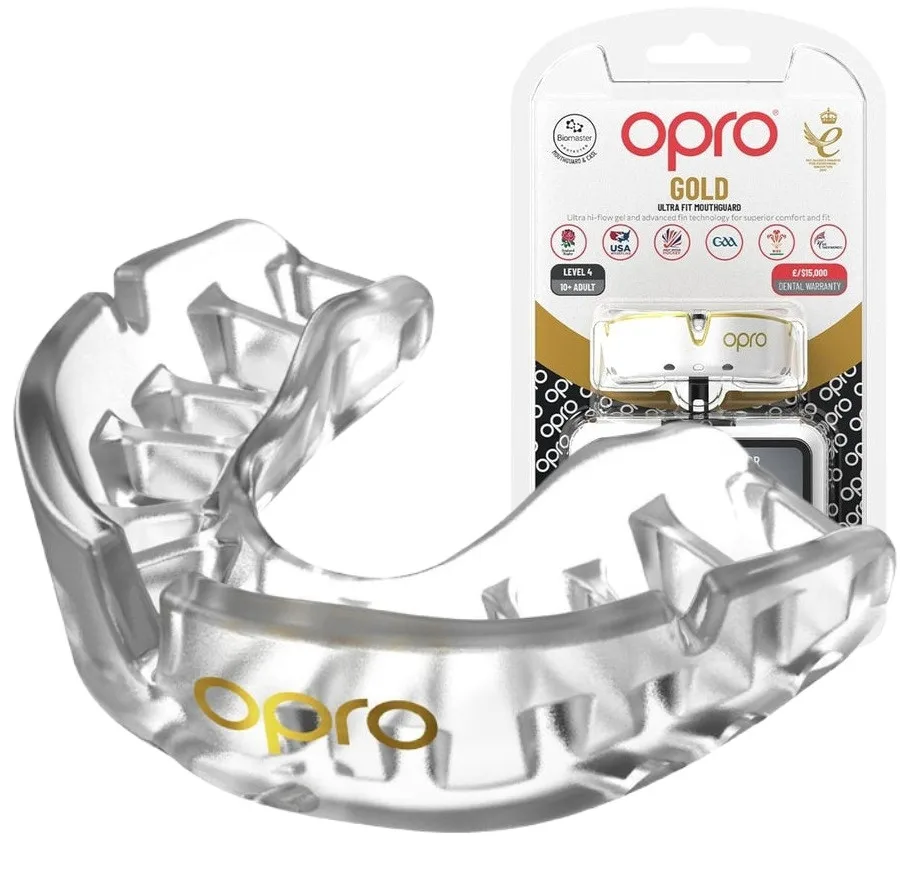 Капа OPRO Gold дитяча (вік до 10р.) Clear (art.102505007)