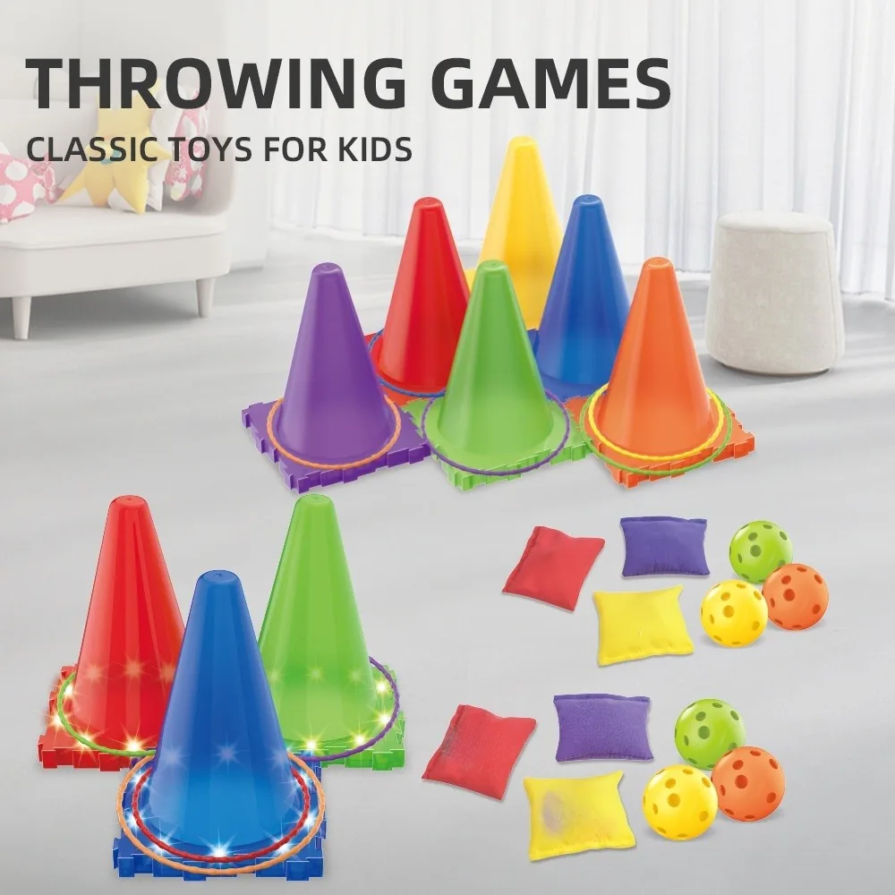 Набір 3в1 (3 конусів, 12 обручі, 6 кінеозологічних мішків)