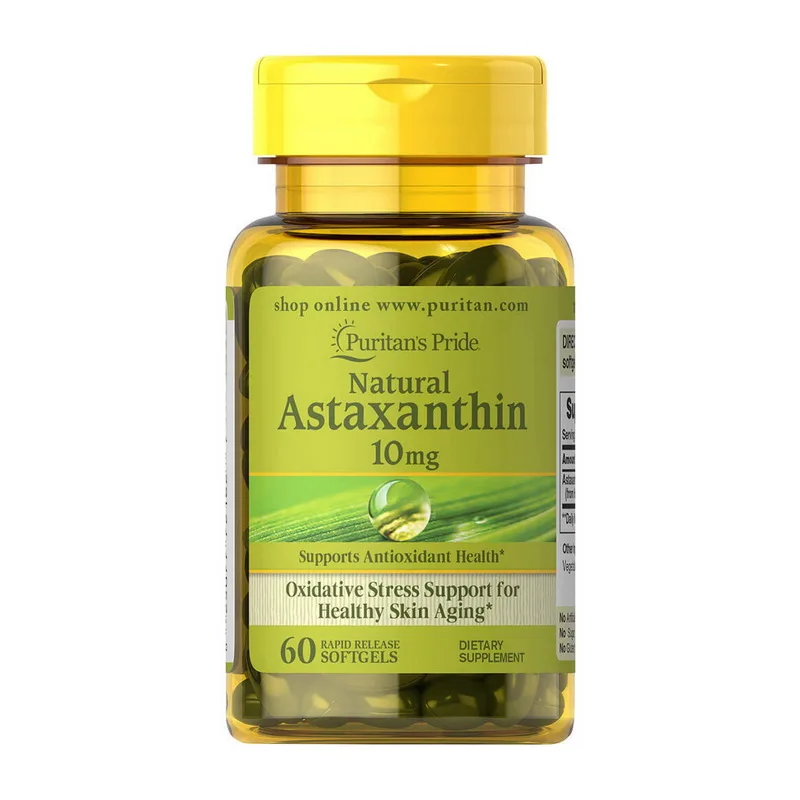 Natural Astaxanthin 10 мг - 60 софтгель
