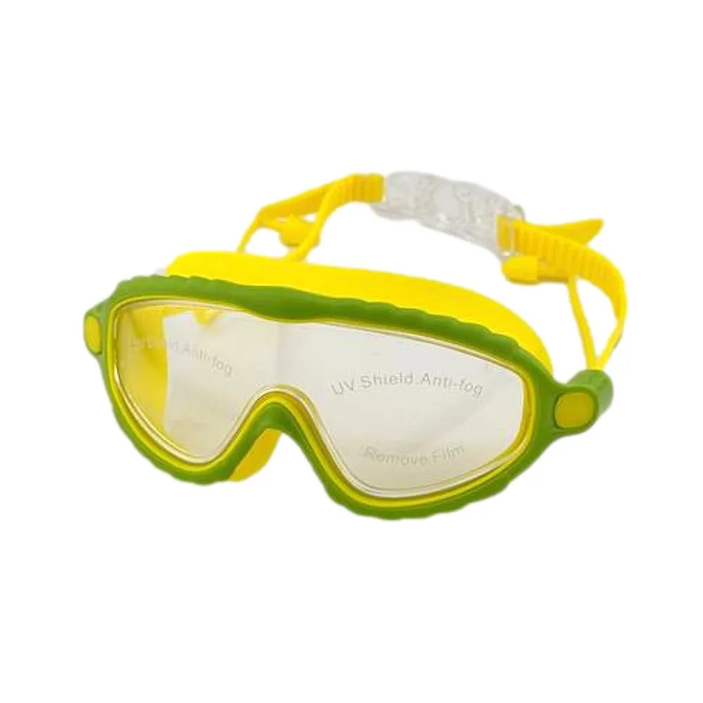 Окуляри для плавання Conquest дитячий жовто-зелений