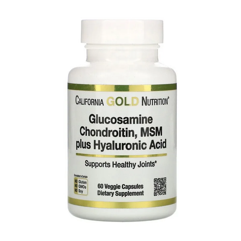 Glucosamine Chondroitin MSM plus Hyaluronic Acid - 60 капсул