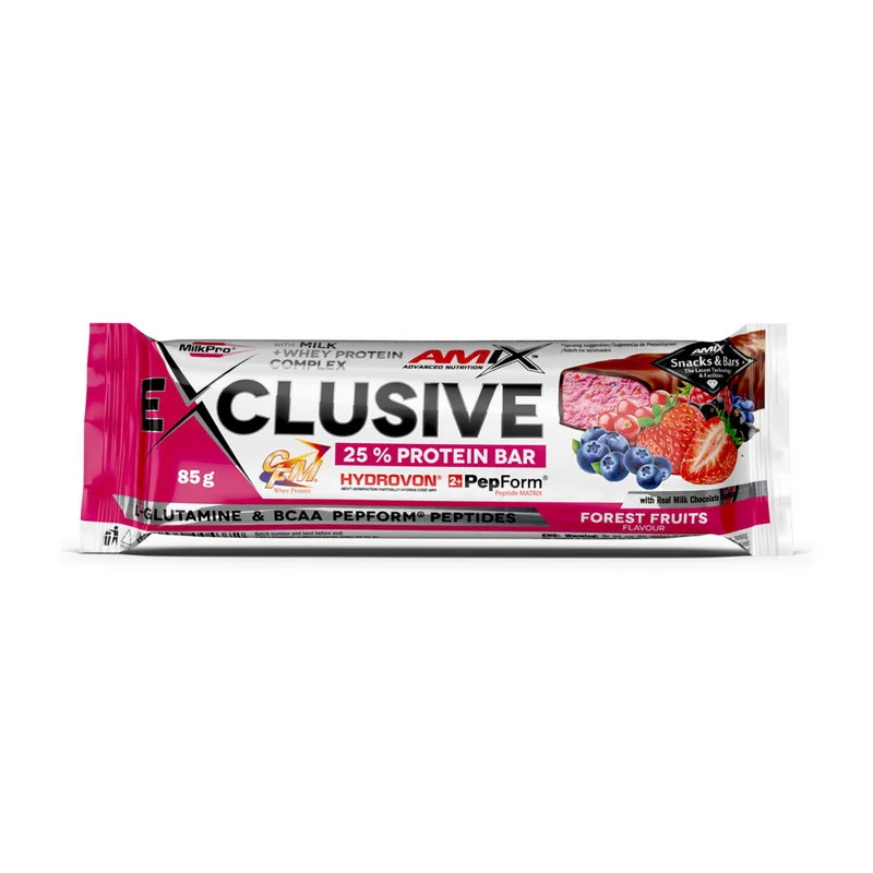 Exclusive Protein Bar 25% - 85 г лісові ягоди