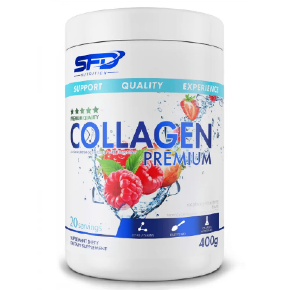 Collagen premium - 400 г малина полуниця універсальний