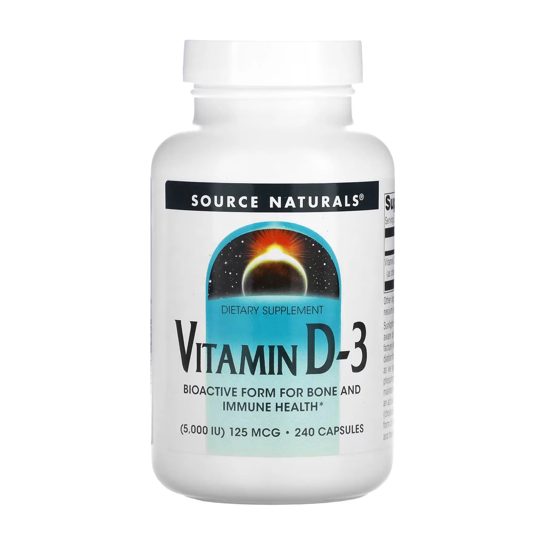 Vitamin D-3 5000 IU - 240 капсул