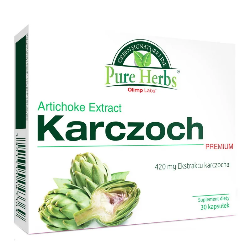 Karczoch Artichoke Extract Premium 420 мг - 30 капсул