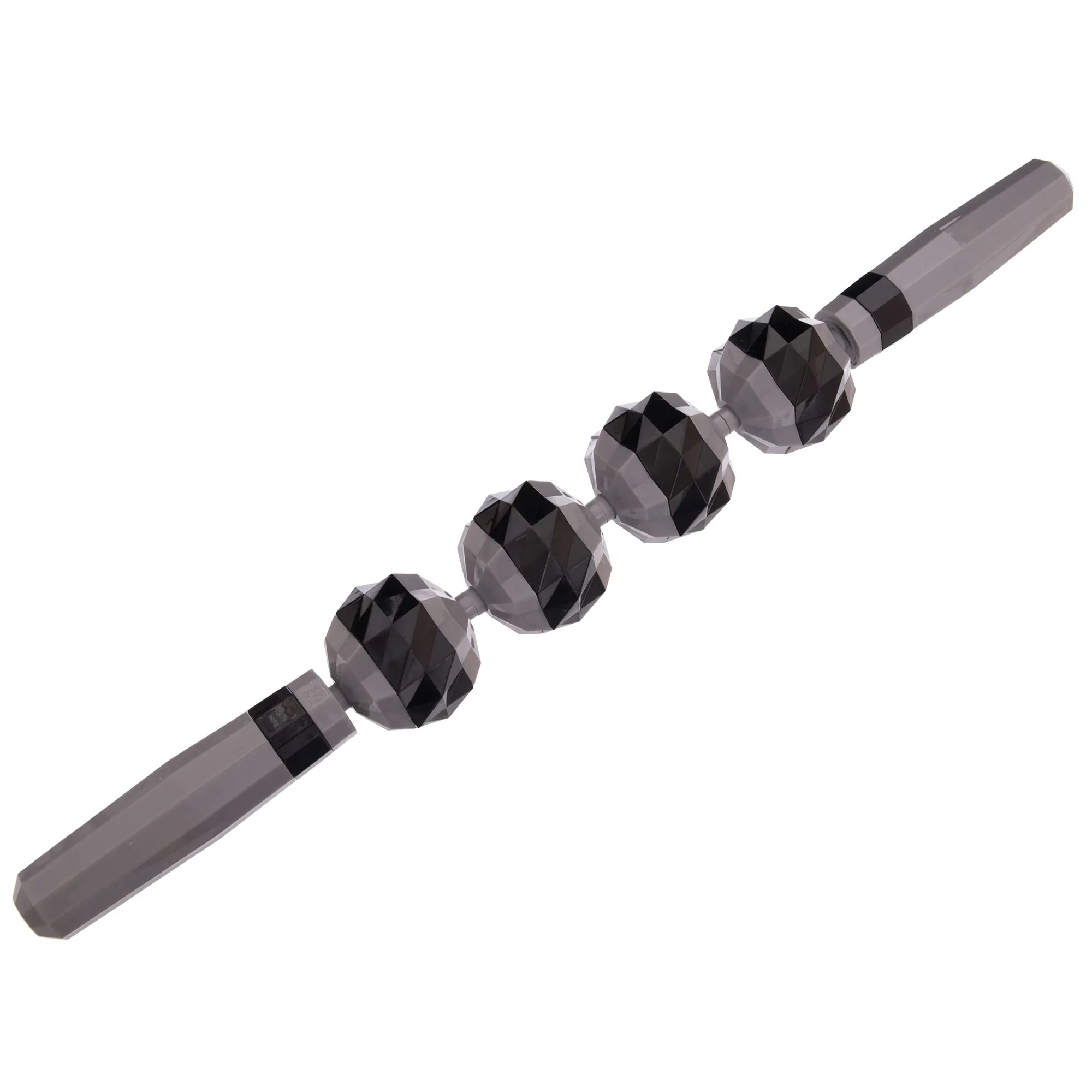 Масажер-палиця роликовий 4 масажерів massager рожевий - 46 см