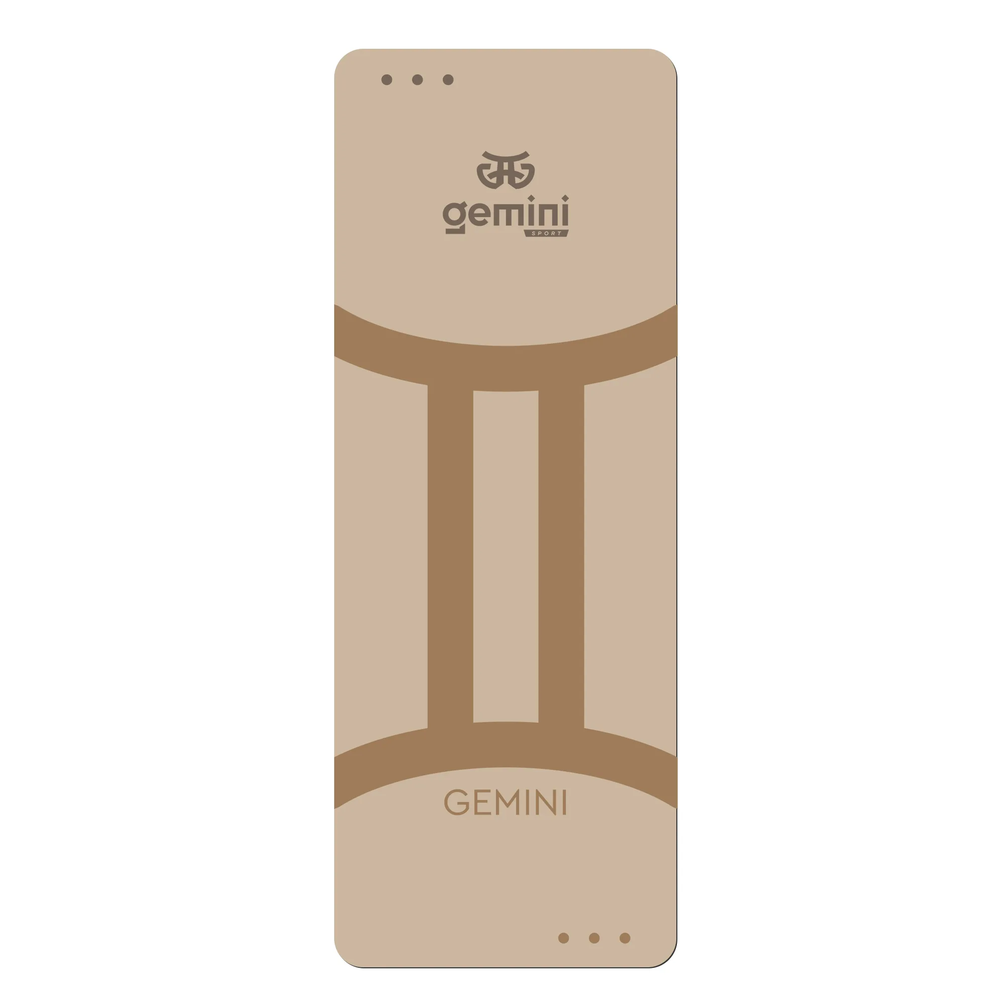 Коврик для йоги каучуковый полиуретан Pro Zodiac Sport Pro близнецы 183 см*68 см*5 мм